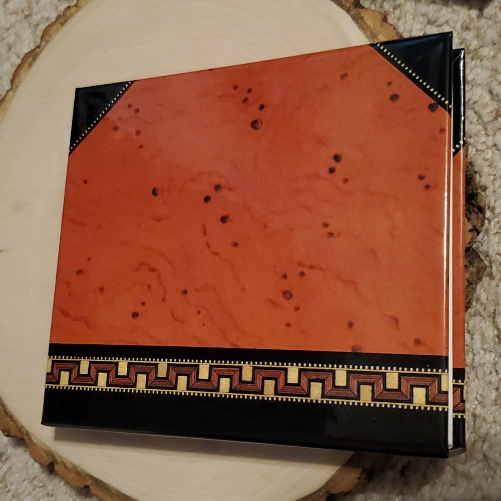 Hallmark Burl Wood Address Book Album